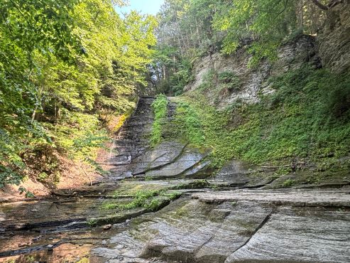 Waterfall in Ithaca in July